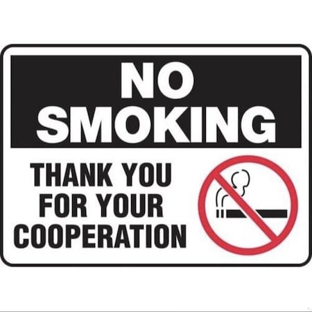 Accuform SAFETY SIGN NO SMOKING  NO VAPING MSMK543VP MSMK543VP